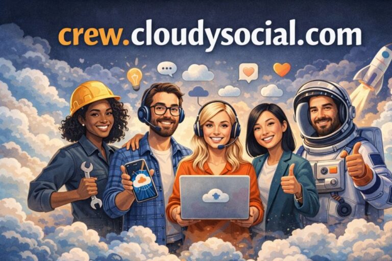 Understanding Crew.CloudySocial.com: Purpose, Audience, and Functionality