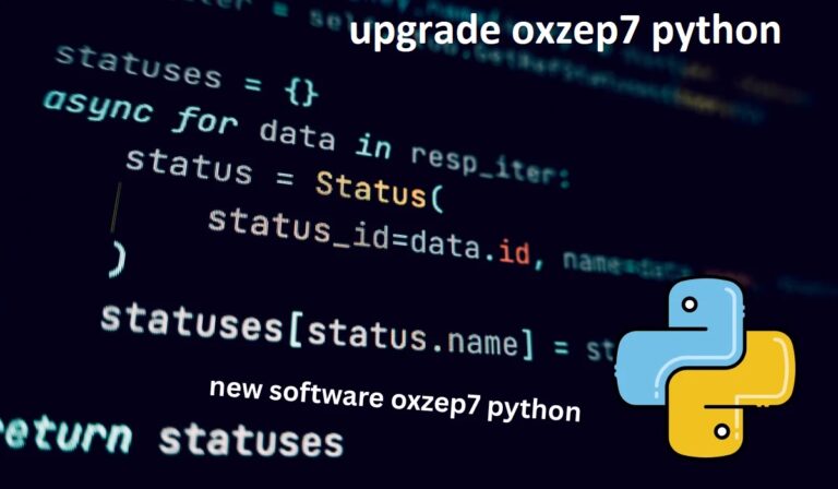 upgrade oxzep7 python